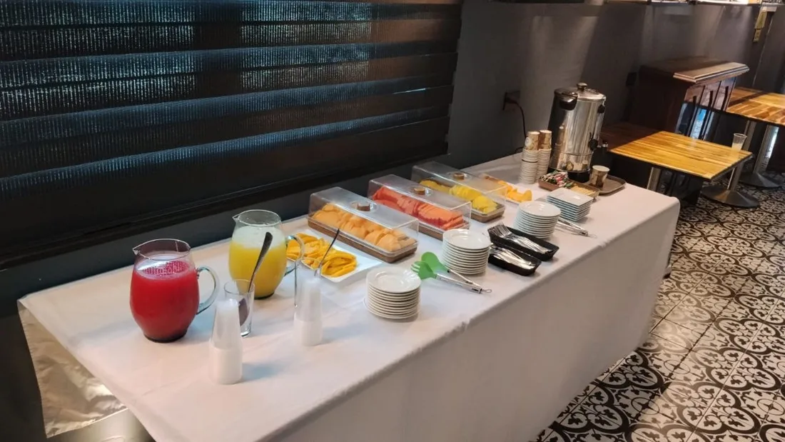 Montaje de evento en el hotel